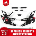Racing Footrests Rearsets Foot Pegs Pedals For Yamaha Yzf R6 2003 2004 2005