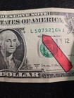 Rare    1 Dollar Scattered Ladder Note 0-7 With A Heavy Ink Error On The Zero 