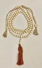 Vintage Tibetan Mala Bone Buddhist Prayer Meditation Bead Necklace 108 Beads