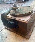 Antique Victor Victrola Talking Machine Phonograph Record Player Vv-iv Untested