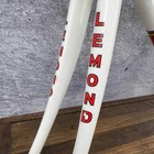 Vintage Lemond Zurich Road Bike Frame 60cm Reynolds 853 Usa White 700c 126 Mm