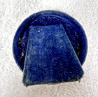 Vintage Miniature Sterling Silver Childs Picture Frame Blue Velvet Back