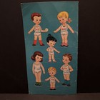    vintage Original 1960 A Dozen Cousins          paperdollbook  2090  uncut    