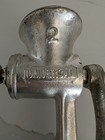 Vintage Universal No 2 Cast Iron Meat Grinder food Chopper     Hand Crank     Lf c
