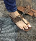 Hand Made Hippie Water Buffalo Leather Sandals - Unisex - Sizes 5-13  see Chart 