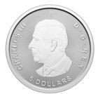 2025 Canada  5 1 Oz Silver Triple Maple Leaf Bu In Capsule