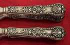 2 Tiffany   Co  English King Sterling Nut Crackers Pat  1885