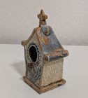 Ceramic Birdhouse 7  Desktop Decor Rustic  c36 