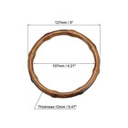 5  Bamboo Purse Handles Handbag Handle Replacement For Diy Making  6pcs Yellow