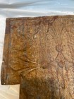 Vintage Roof Tile Shingle Embossed Tin Sheet Metal Steel Sheet Salvage 12 