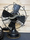 Antique Westinghouse Whirlwind Desk Fan Black Model 253468 Working 4 Blade 8   