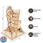 Solar 3d Wooden Puzzle Marble Run Diy Model Kit Craft Sets Educational Wood M