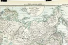 1897 German Map Of North And Central Asia From Stieler s Hand Atlas 19 X 15