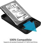 Sabrent Usb 3 0 To 2 5 Sata Ssd Hard Drive Enclosure  Black  ec-uasp 