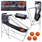 Arcade Game Double Electronic Hoops Indoor Basketball Shot 2 Player W  4 Balls
