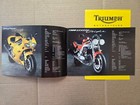 Vintage 1997 Triumph Motorcycle Brochure Daytona Trophy Speed Triple Tiger Etc 