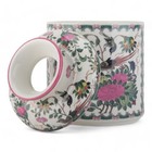 Bird And Rose Medallion Porcelain Tissue Box Holder Cover Dispenser Kleenex