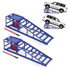 2 Pack Hydraulic Car Ramps 5t 11000lbs Low Profile Car Lift Service Ramps Truck