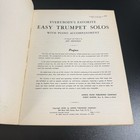 Vtg 1950 Everybody   s Favorite Easy Trumpet Solos No  77 With Piano Acc