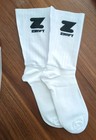 Zwift Aero Compression Pro Cycling Socks White Unisex 