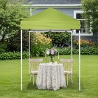 5x5ft Pop Up Canopy Tent Folding Canopy With Carry Bag 1 Sidewall