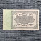 Germany 50000 Mark Banknote German Currency Post Ww1 Wwi Paper Money 1922