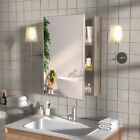 Medicine Cabinet With Mirror  Wall Mounted Bathroom Mirror With Storage Shelve