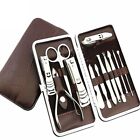 12 Piece Manicure Pedicure Kit Nail Clippers Cleaner Cuticle Grooming Us Size