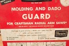 Vintage Craftsman Radial Arm Molding Head  Dado Blade Guard