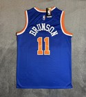 Jalen Brunson  11 Ny Blue Knicks Stitched Mens Jersey Xl