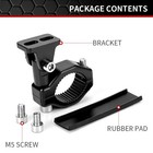 2x Motorcycle Front Fork Clamp Mount Bracket Holder Headlight  Fog Spot Light