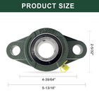 2 Pcs Of Ucfl206-20 Pillow Block Bearing 1-1 4  Bore Flange Mounted Pillow Bl   