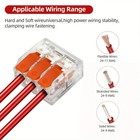 90pcs For Wago 221 Lever Nuts Compact Splicing Wire Connectors - 2 3 5 Terminal