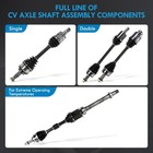 Cv Axle Front 1983-1991 Camry 2 0l 1 8l Fwd