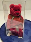 Ty Beanie New Face Cranberry Teddy Authenticity 1st Generation