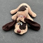 Tonka Pound Puppy 18  Vintage 1985 Brown With Dark Brown Spots Plush Dog