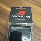 New Balance Performance Big Logo Headband Adult Unisex Black Osfa New W  Tags