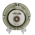 Vintage Sands Hotel   Casino Las Vegas Ashtray Round Glass Smoke Gray