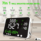 Digital Noise Decibel Sound Level Meter Calendar Time Temp Large Led Display 130
