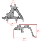 Front Fender Right Headlight   Bracket For Yamaha Raptor 700 Yfm700 2006-2012