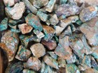 Rough Turquoise  mine Run  Non-graded Ore  Natural Hard Tonapah Nv 1 Kilo  Lot A