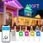 400ft Permanent Outdoor Rgb Eave Lights Waterproof App Remote Dimmable