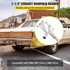 Steel Long Tube Header Exhaust Header For 66-87 Chevy gmc sbc Pickup Truck Suv