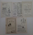 Vintage Theatre Programmes C  Collectable  Job Lot X 5 