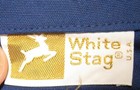 White Stag Contrast Stitch Blue 1970s Zip Jacket Sailor Mod Vintage