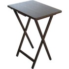 Mainstays Indoor Single Folding Tv Tray Table - Walnut L 19 X W 15 X H 26