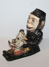 Antique Cast Iron Mechanical Paddy And The Pig Bank     Made By J e  Stevens Compa