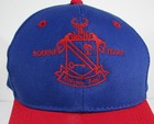 Berges Fest Boerne Texas Alumni Hat Blue   Red Bill Cap