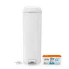 Diaper Genie Platinum Pail - White