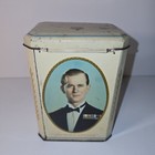 Hm Queen Elizabeth   Duke Of Edinburgh Tin Tea Can Box - Coronation 1953